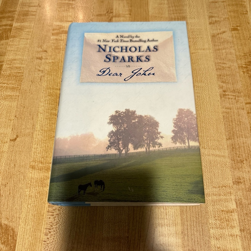 Nicholas Sparks 'Dear John' Hardcover Book